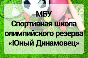 МБУ Спортивная школа олимпийского резерва "Юный Динамовец"