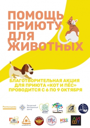 Благотворительная акция в помощь&nbsp;Приюту КОТ И ПЕС